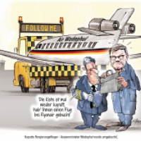 Kaputte Rergierungsflieger