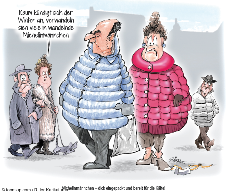 Karrikatur: Michelinmännchen 1