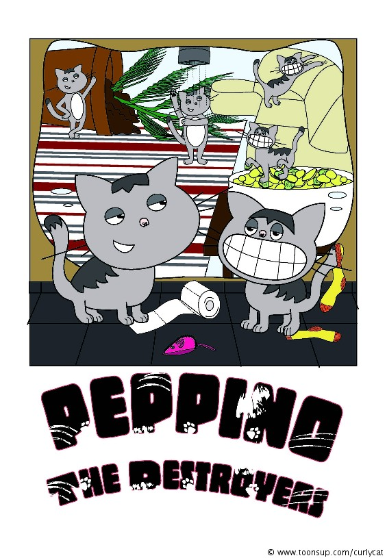Cartoon: Peppino-The Destroyers 1
