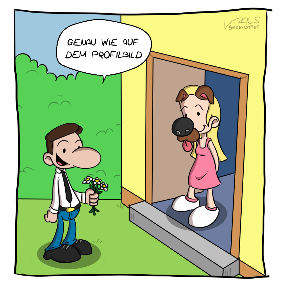 Cartoon: Snapchat Date 1