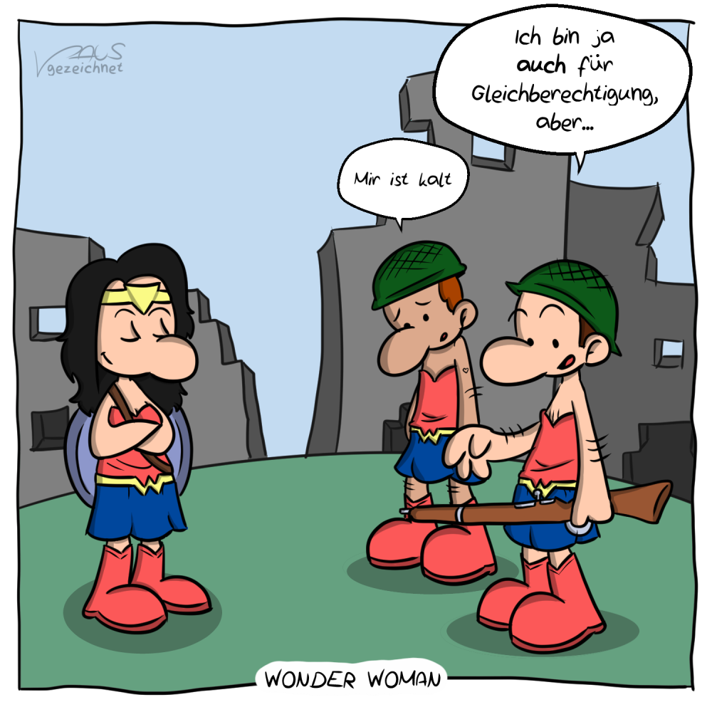 Cartoon: Gleichberechtigung 1