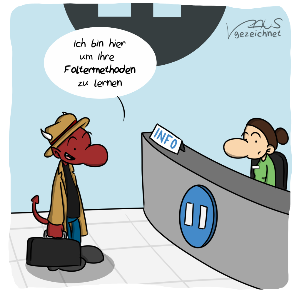 Cartoon: Folter 1