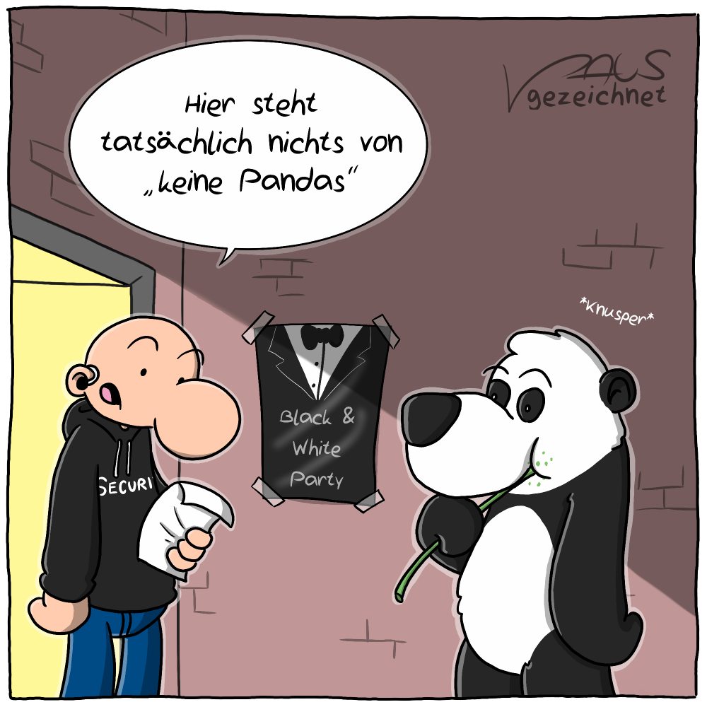 Cartoon: Black & White 1