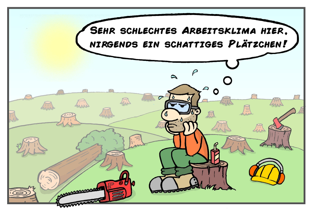 Cartoon: Wald ist Alt 1