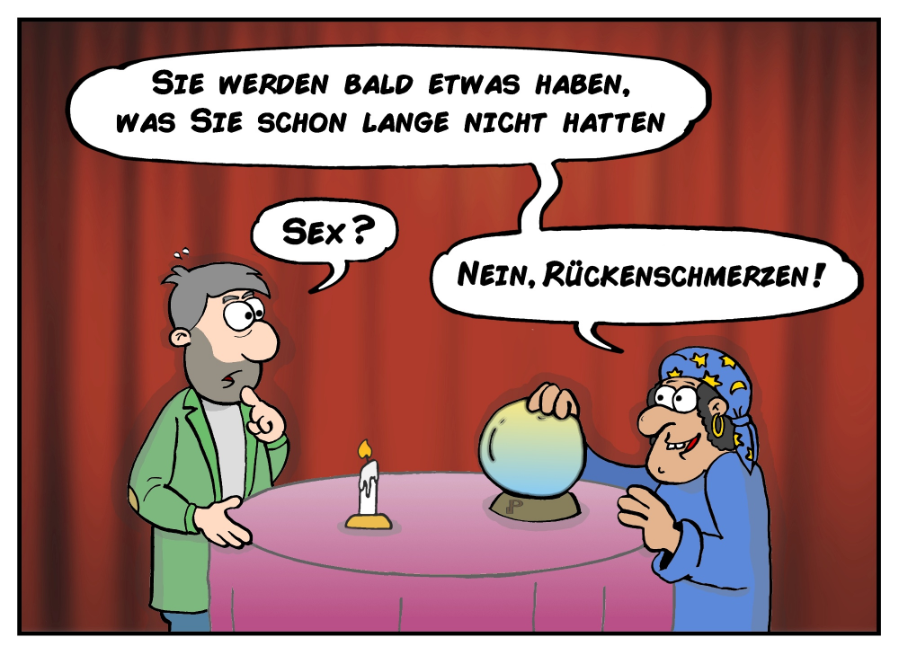Cartoon: Wahrsager Sex 1
