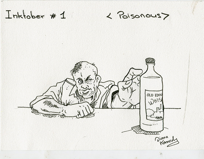 Illustration: Inktober #1 1