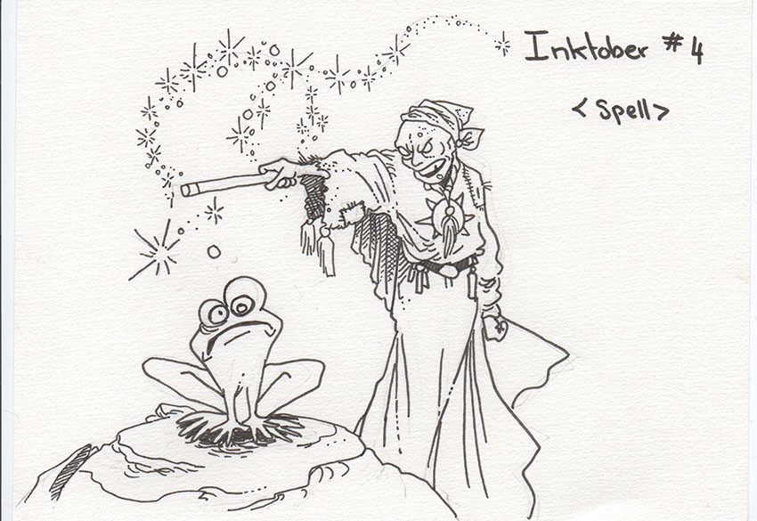 Illustration: Inktober #4 1