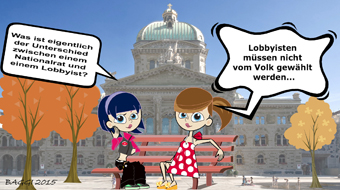 Cartoon: Aus der Sicht von Daisy & Crazy 1