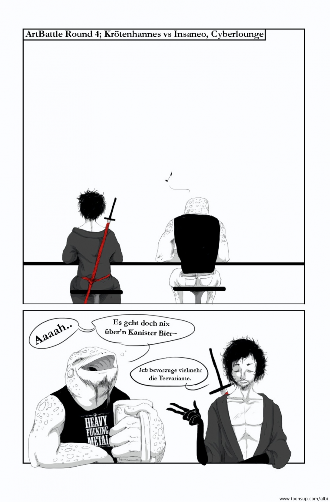 Comic: ART BATTLE | HALBFINALE |  BLACKWINGED_NEOTU VS. ALBI 1