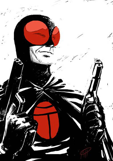 Illustration: Pulp Heroes - The Black Beetle 2