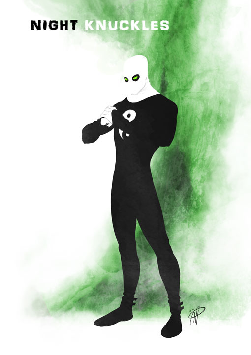 Concept Art / Character Design: Night Knuckles 1
