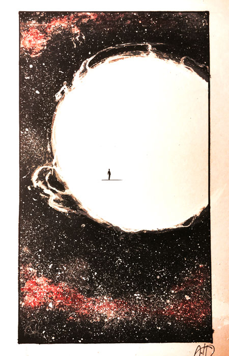 Illustration: Inktober #23 - Sunset 1