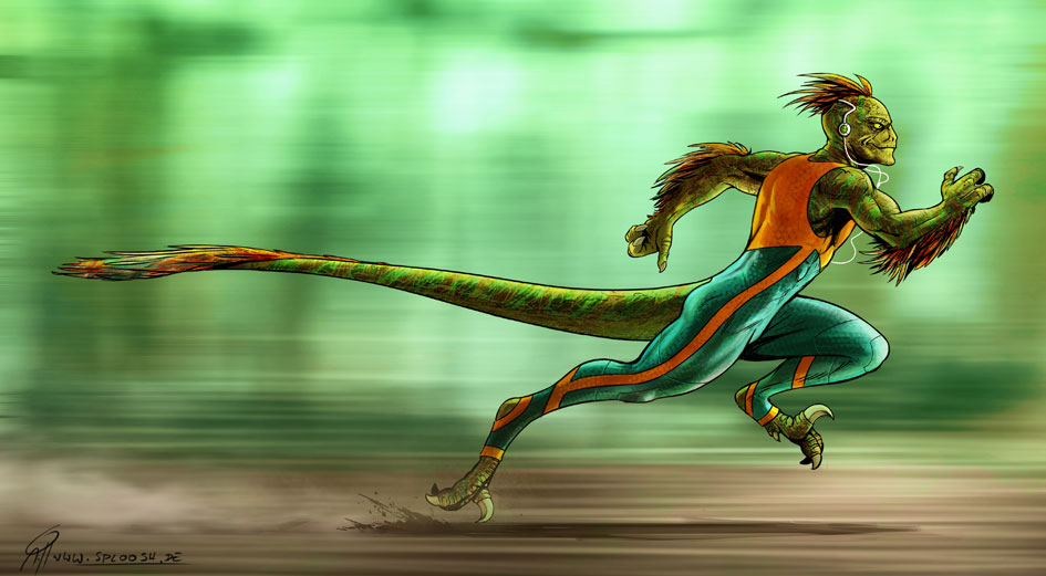 Illustration: Waldlauf 1