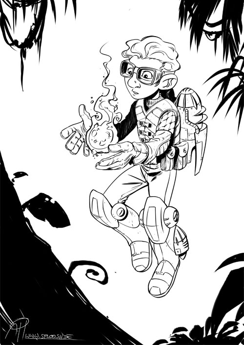 Concept Art / Character Design: Raketen Klausens Abenteuer 2