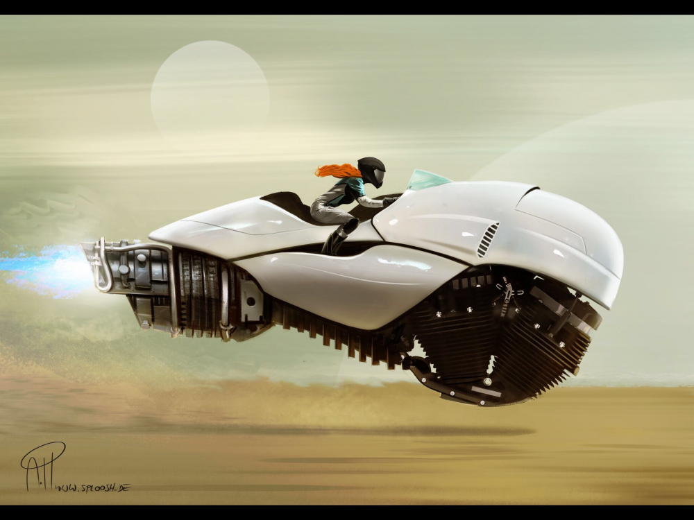 Concept Art / Character Design: Speeder Design 1