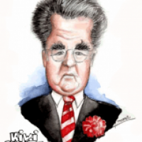 Karikatur Heinz Fischer