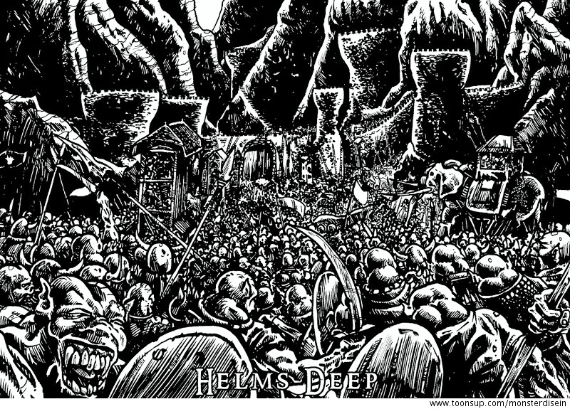 Illustration: Helms Deep 1