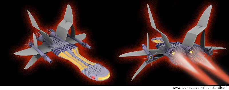 Concept Art / Character Design: Tullion Spaceship 1