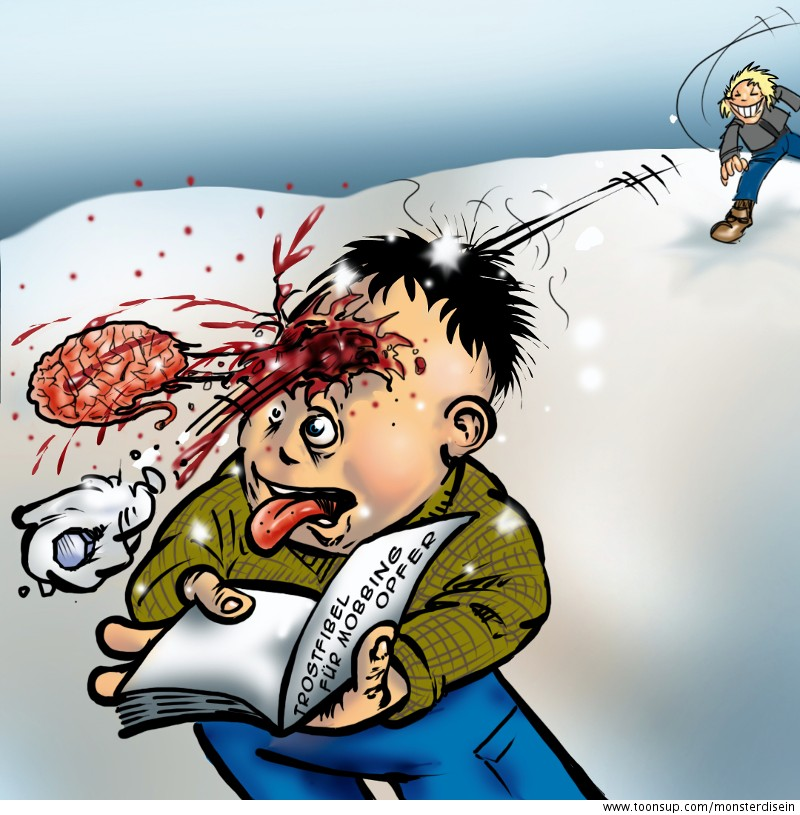 Cartoon: snowmobbing 1
