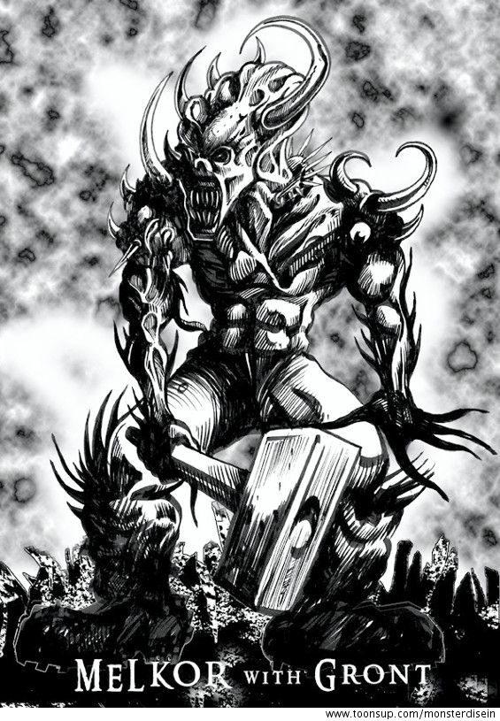 Illustration: Melkor mit Gront 1