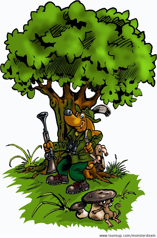 Illustration: BLIXI als Förster 1