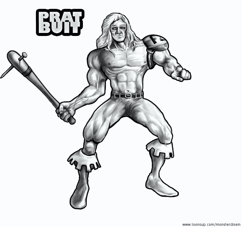 Illustration: Characterdesign Brutal Hero 1