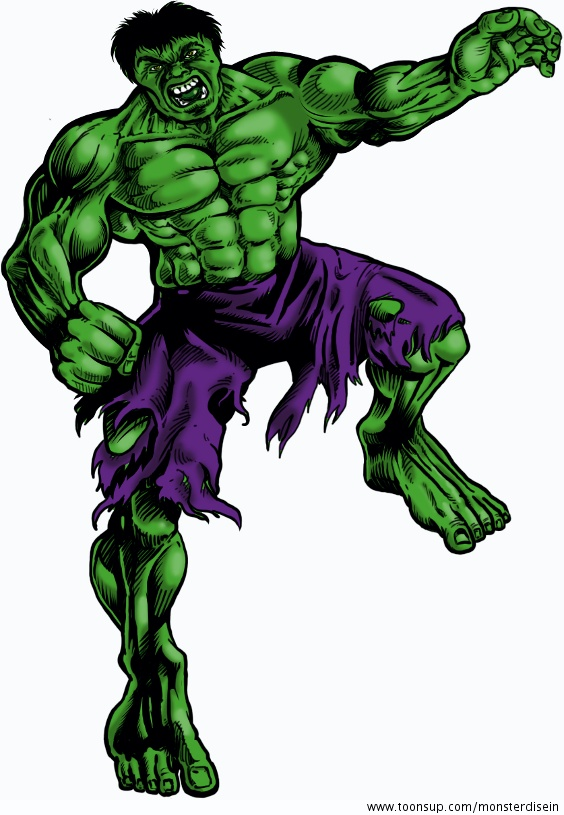 Concept Art / Character Design: Mal n Hulk 1
