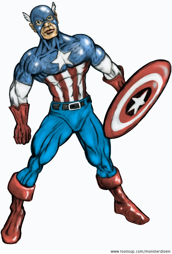 Concept Art / Character Design: Captain America 1