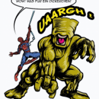 Spiderman vs. Bronto-Boy