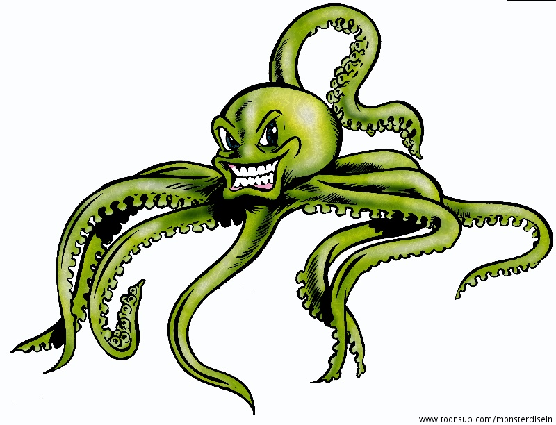 Concept Art / Character Design: Krake 1