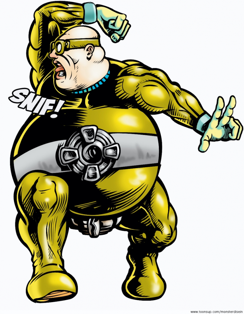 Concept Art / Character Design: Flatulence Boy/Man 4