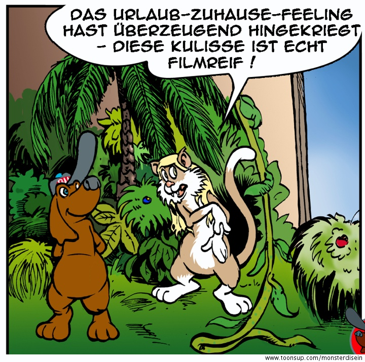 Comic: BLIXI Strip für die August Ausgabe 1