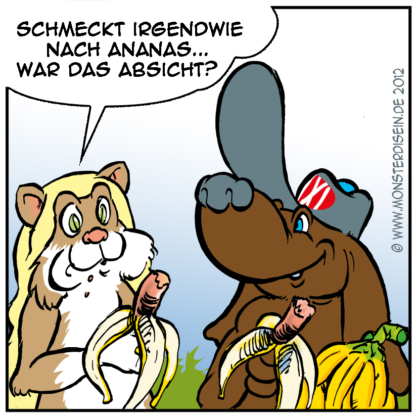 Comic: Warum ist die Banane krumm? 3
