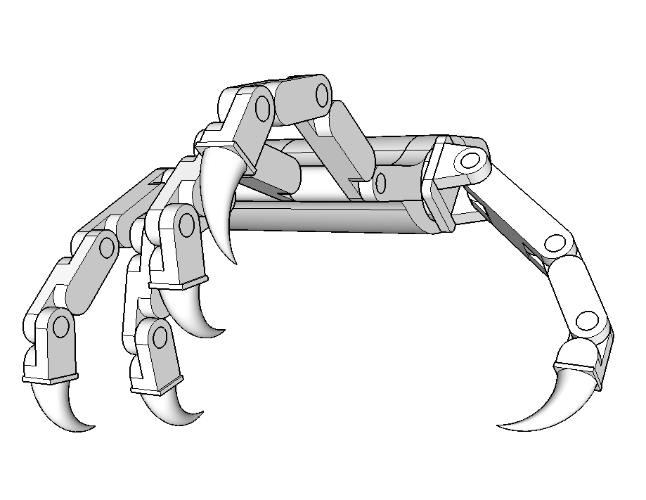 Concept Art / Character Design: Robot Claw 2