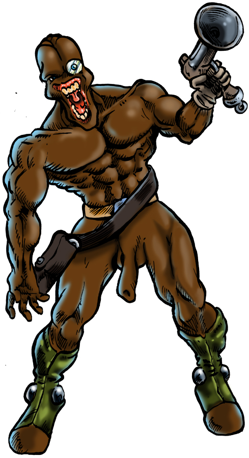 Concept Art / Character Design: Schlorg, der Puttenjäger 1