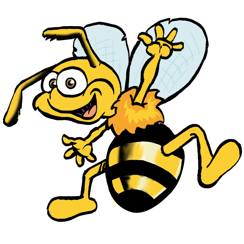 Illustration: Viele Bienchen 7