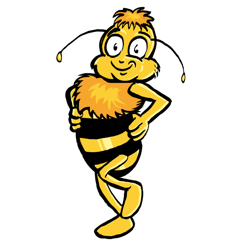 Illustration: Viele Bienchen 8