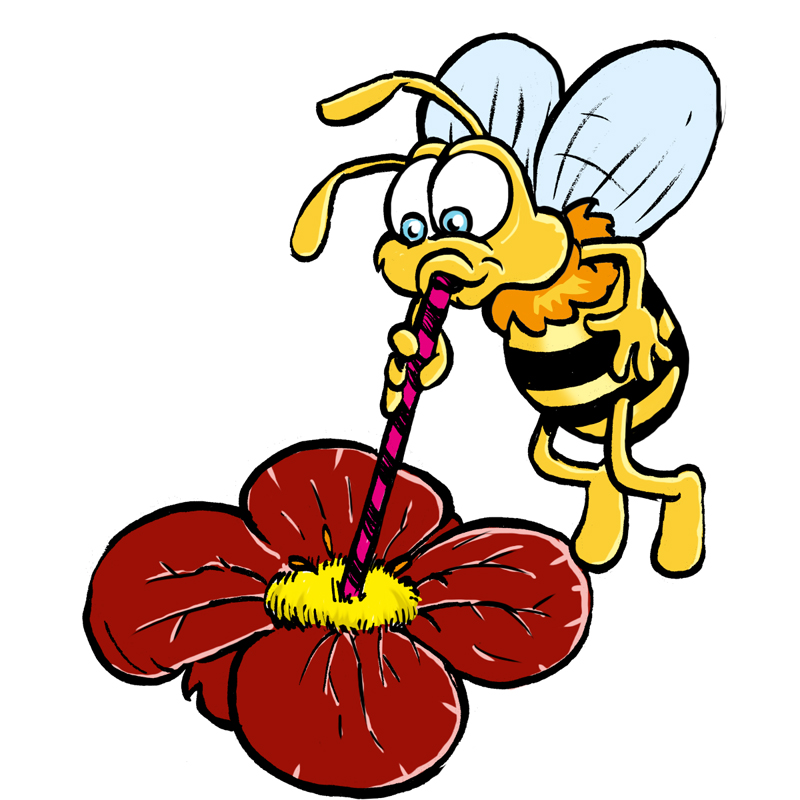 Illustration: Viele Bienchen 10