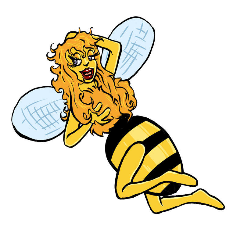 Illustration: Viele Bienchen 13