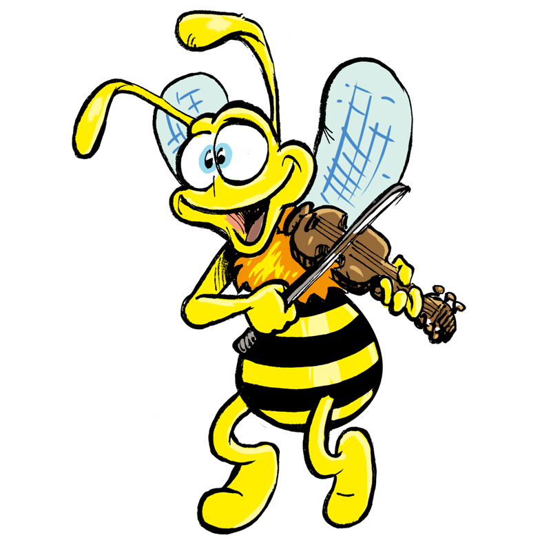 Illustration: Viele Bienchen 14