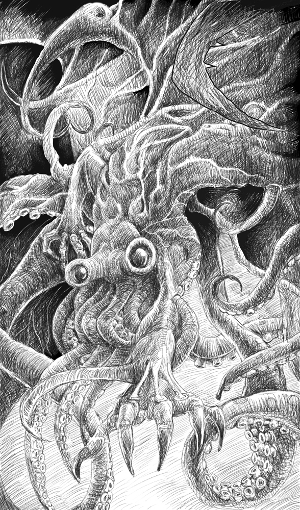 Concept Art / Character Design: Cthulhu 3 2