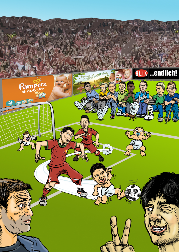 Illustration: Cover des BLIX Magazins Juniausgabe 2014 2