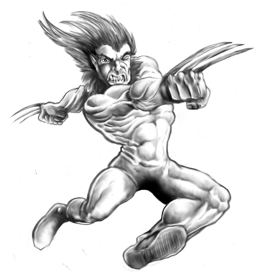 Concept Art / Character Design: Wolvi again 2