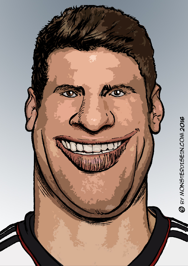 Caricature: Thomas Müller 1
