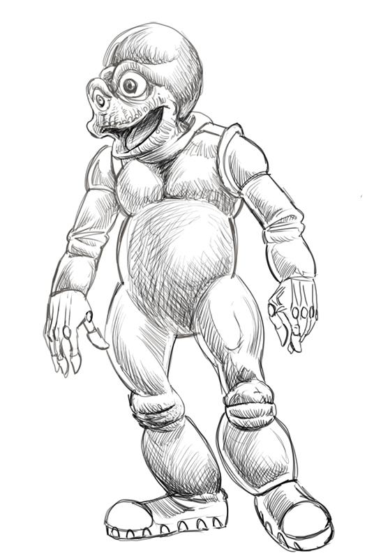 Concept Art / Character Design: Teknokroeten 2 1