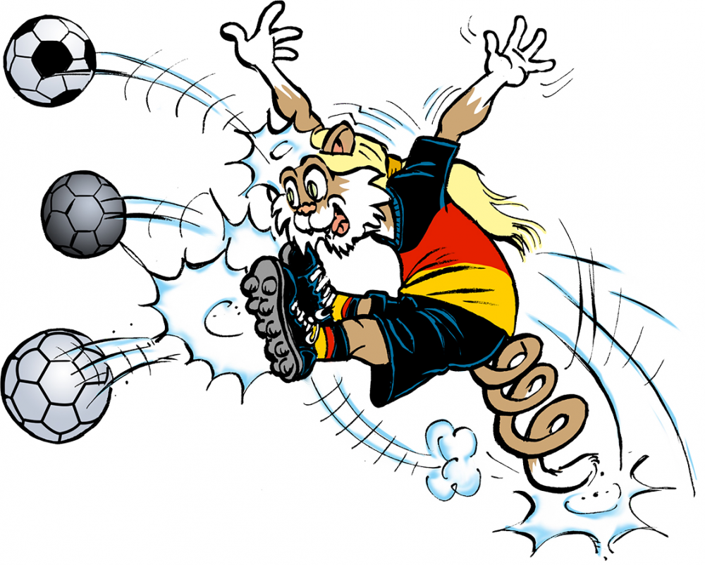 Illustration: Cat Fussball 2