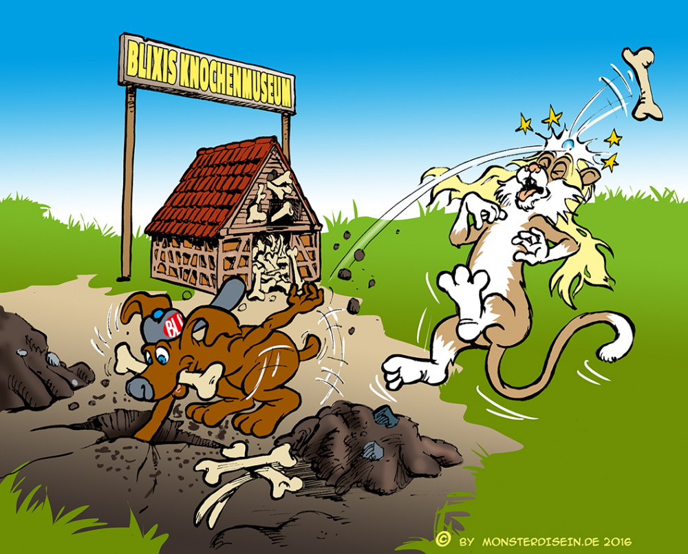 Illustration: Blixis Knochenmuseum 1