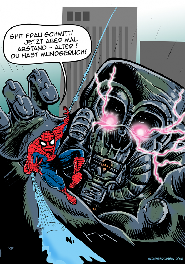 Illustration: Spidey vs. Big Boltz 1