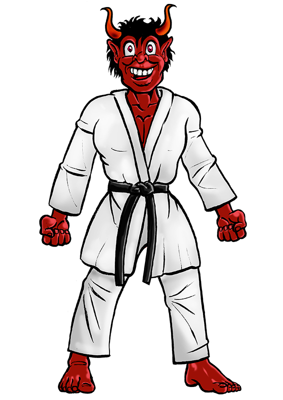 Concept Art / Character Design: Maskottchen für Karate Verein - Auftrag von M. und K. Fiehn 6
