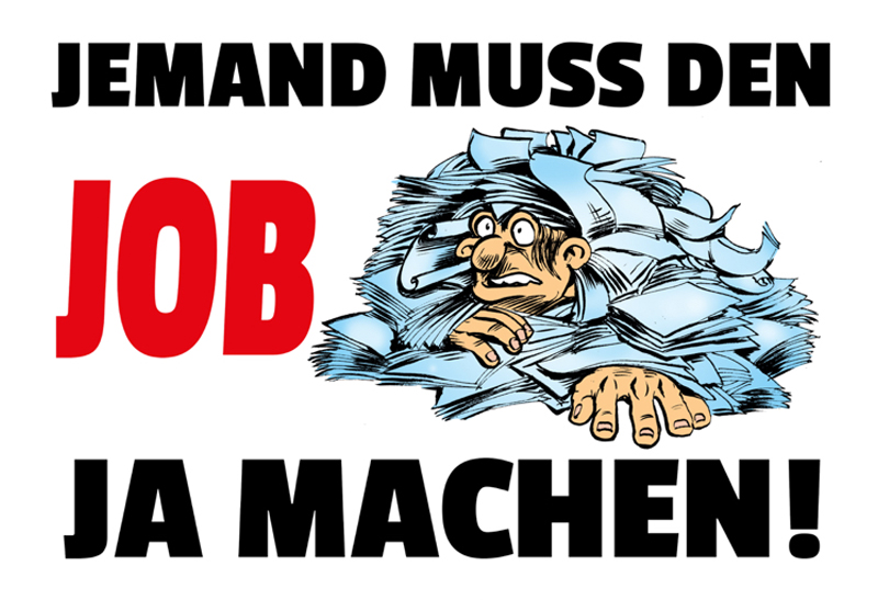 Illustration: Jemand muss den Job ja machen 1